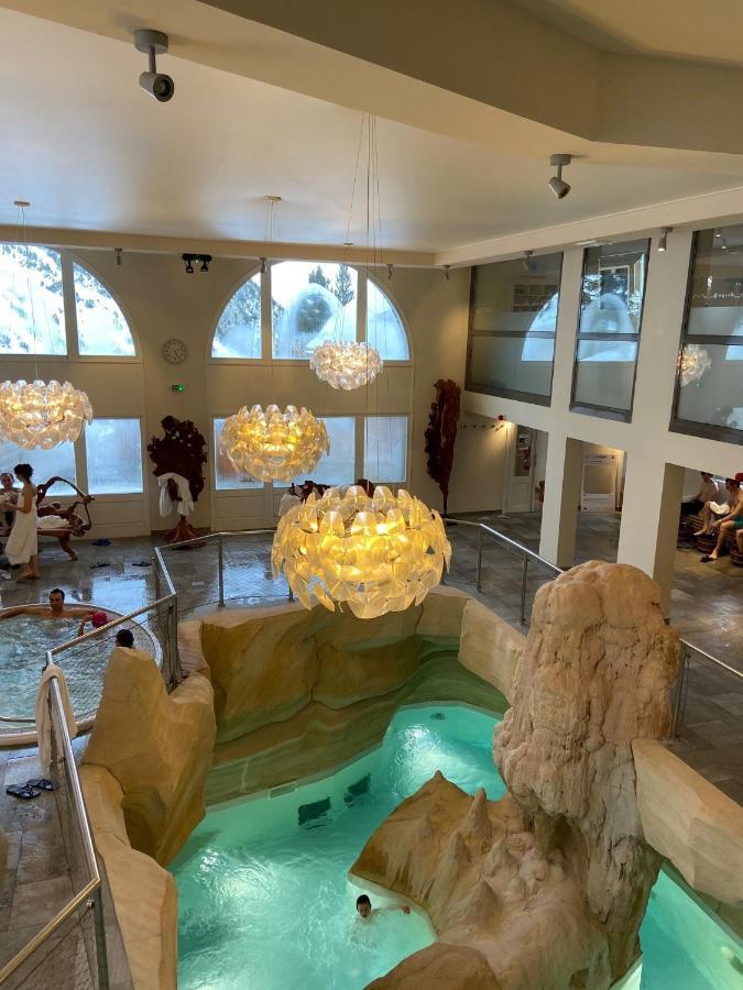 Arc 1950 Appt Luxe 2-4Pers -Skis Aux Pieds-Spa-Piscines Interieure Et Exterieure-Sauna-Hammam Les Arcs  Luaran gambar