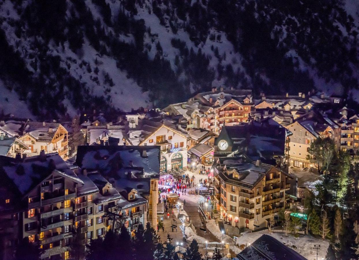 Arc 1950 Appt Luxe 2-4Pers -Skis Aux Pieds-Spa-Piscines Interieure Et Exterieure-Sauna-Hammam Les Arcs  Luaran gambar