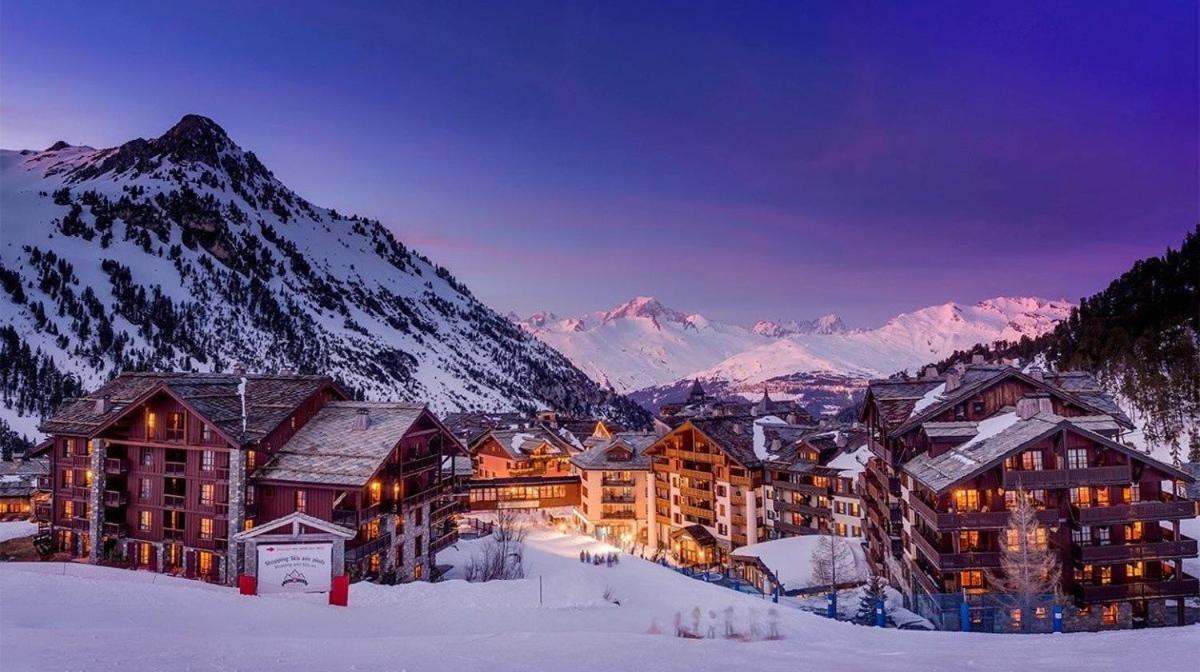 Arc 1950 Appt Luxe 2-4Pers -Skis Aux Pieds-Spa-Piscines Interieure Et Exterieure-Sauna-Hammam Les Arcs  Luaran gambar