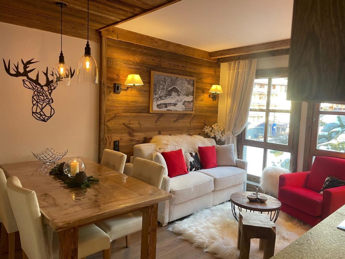 Arc 1950 Appt Luxe 2-4Pers -Skis Aux Pieds-Spa-Piscines Interieure Et Exterieure-Sauna-Hammam Les Arcs  Luaran gambar