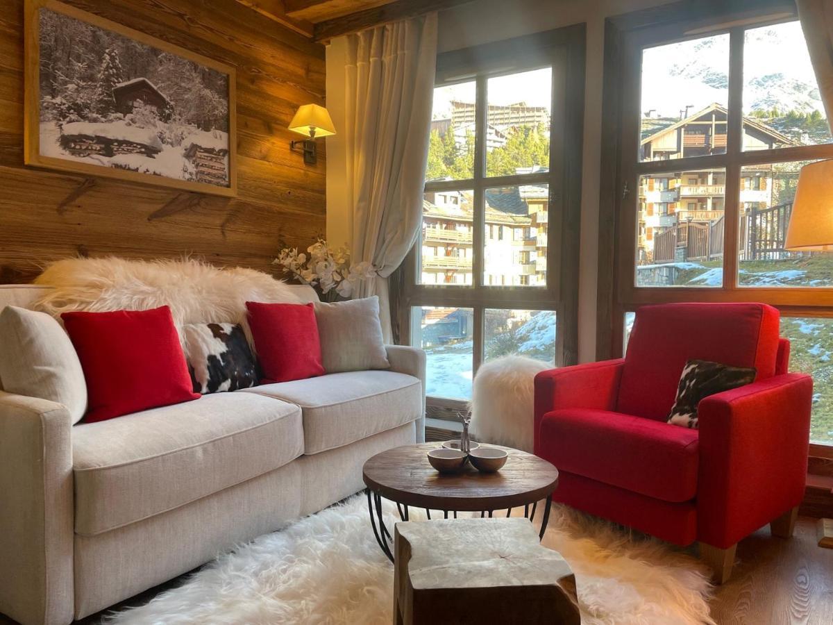 Arc 1950 Appt Luxe 2-4Pers -Skis Aux Pieds-Spa-Piscines Interieure Et Exterieure-Sauna-Hammam Les Arcs  Luaran gambar