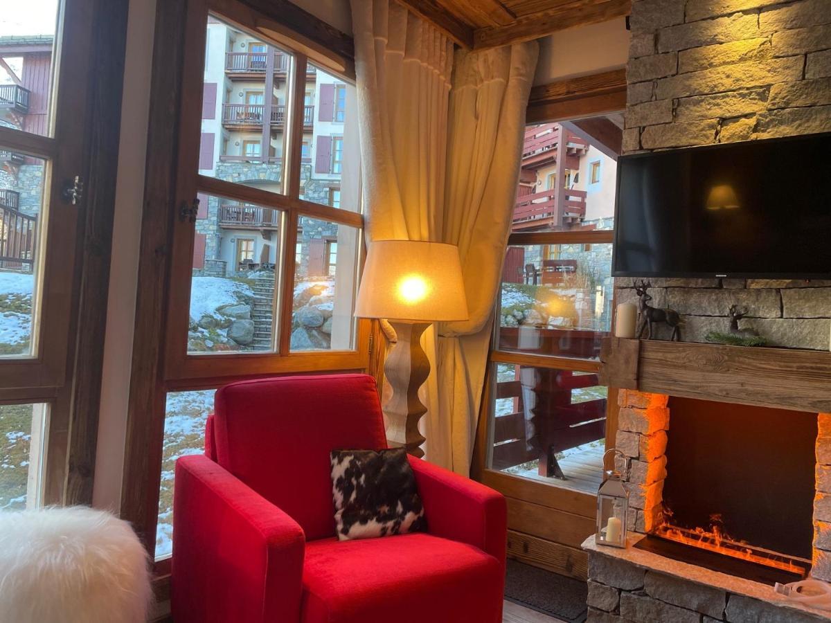 Arc 1950 Appt Luxe 2-4Pers -Skis Aux Pieds-Spa-Piscines Interieure Et Exterieure-Sauna-Hammam Les Arcs  Luaran gambar