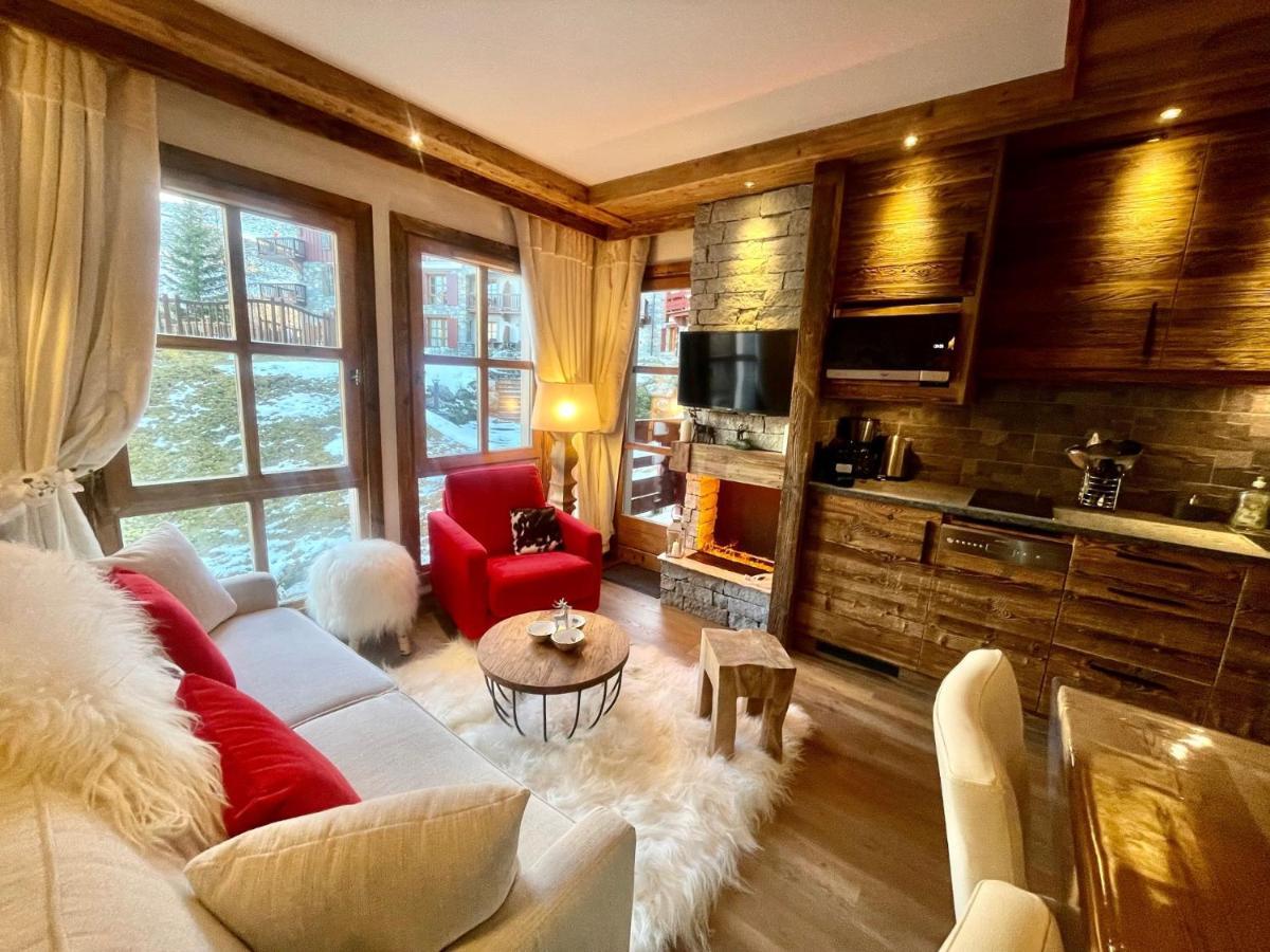 Arc 1950 Appt Luxe 2-4Pers -Skis Aux Pieds-Spa-Piscines Interieure Et Exterieure-Sauna-Hammam Les Arcs  Luaran gambar